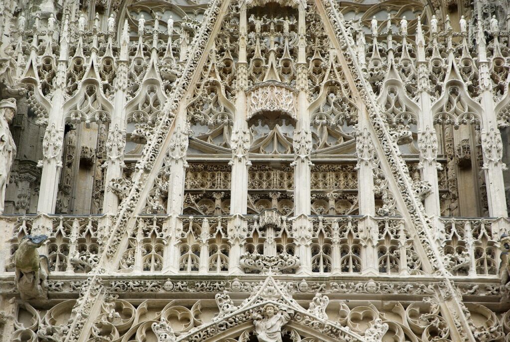 Cattedrale di Rouen città museo della Normandia.